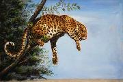 unknow artist Leopard 027 china oil painting artist